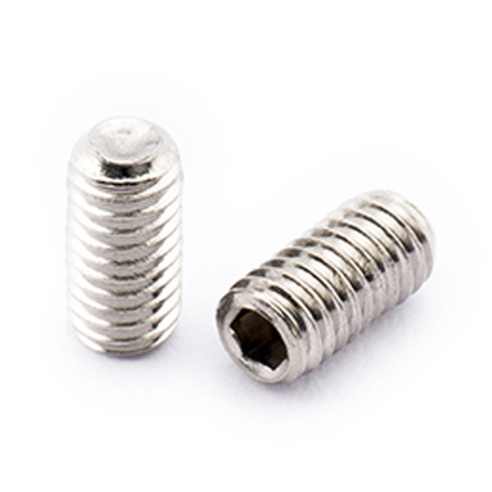 detail of musiclily pro metric m3 6mm steel saddle height adjustment screws for imported electric guitar bass bridge mx2492 12
