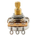 detail of musiclily pro hd a500k full brass metric coarse 18 spline split shaft pot audio taper potentiometer for electric guitar bass mx2502