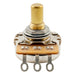 detail of musiclily pro hd a250k full brass metric solid short shaft pot audio taper potentiometer for electric guitar bass mx2508