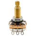 detail of musiclily pro hd 500k full brass metric coarse 18 spline split long shaft pot audio linear taper potentiometer for electric guitar bass mx2511