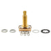 musiclily pro hd 500k full brass metric coarse 18 spline split long shaft pot audio linear taper potentiometer for electric guitar bass mx2511 details