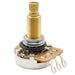 musiclily pro hd 500k full brass metric coarse 18 spline split long shaft pot audio linear taper potentiometer for electric guitar bass mx2511