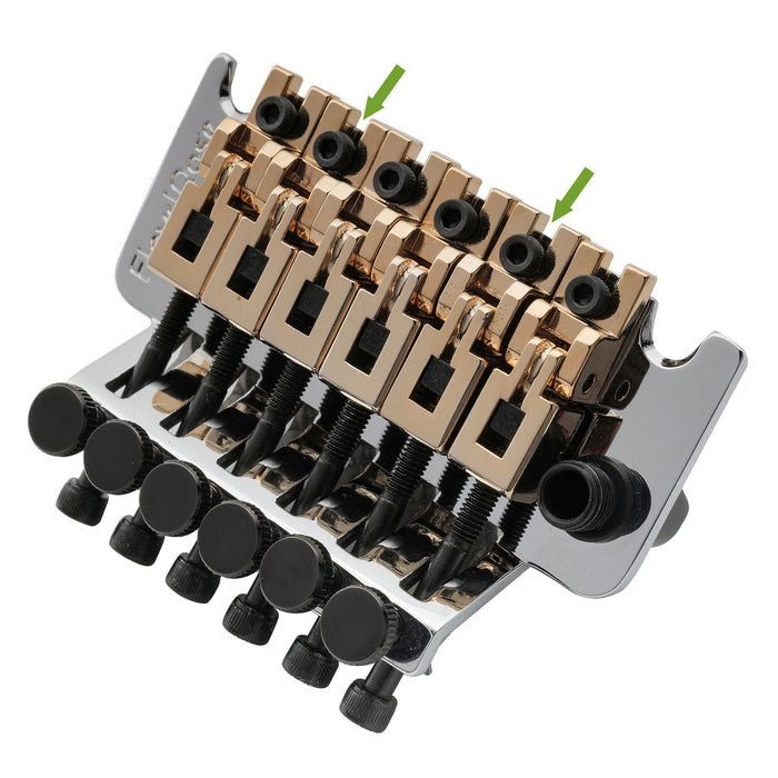 Musiclily Pro Individual 10,8 mm Sela Média para Violão AB 2ª/5ª Corda para Ponte Tremolo Bloqueio Original/Especial Floyd Rose