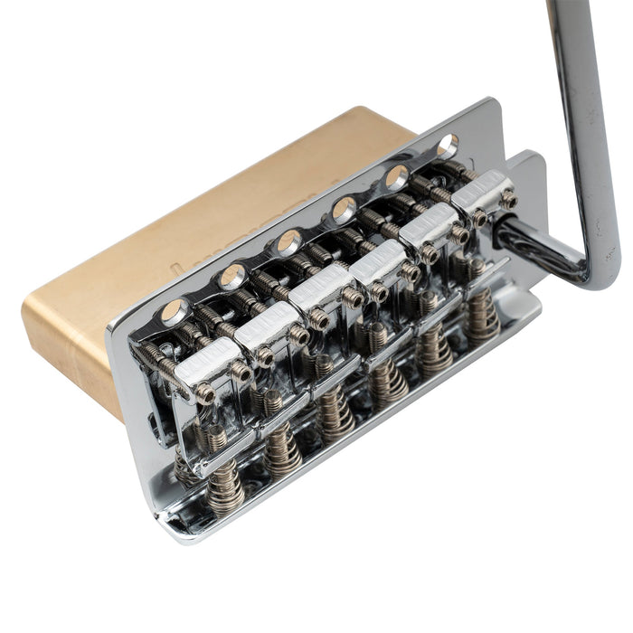 54mm Giappone Strat Tremolo Bridge con staffe in acciaio 54mm Giappone Strat Tremolo Bridge con staffe in acciaio
