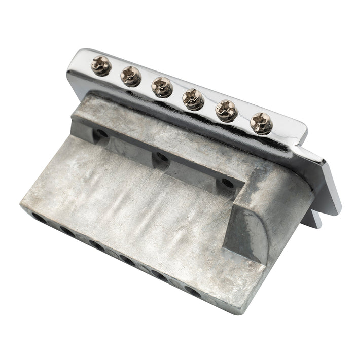 Musiclily Pro 52,5 mm 6-Schrauben-Modernstyle Sättel Gitarren-Tremolo-Brücke mit 36 mm kurzem Block für Squier Strat-Style-Elektrogitarren