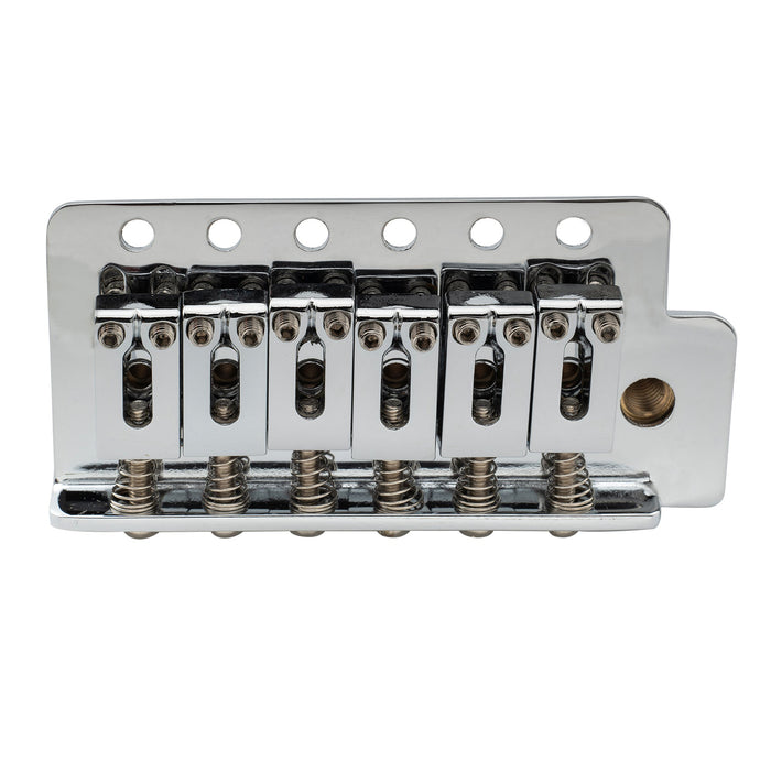 musiclily pro 52 5mm 6 screw modern style saddles guitar tremolo bridge with 36mm solid brass block for squier strat style electric guitar mx2590p, gold