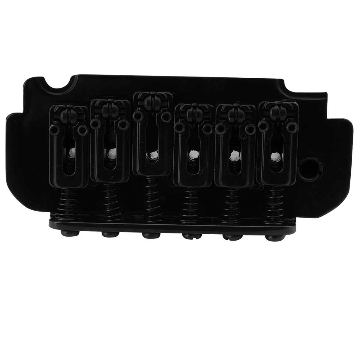 Part of musiclily pro 10 8mm roller saddles 2 point tremolo bridge for imported strat style electric guitar mx2594p