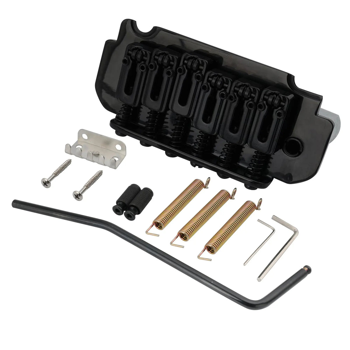 musiclily pro 10 8mm roller saddles 2 point tremolo bridge for imported strat style electric guitar mx2594p