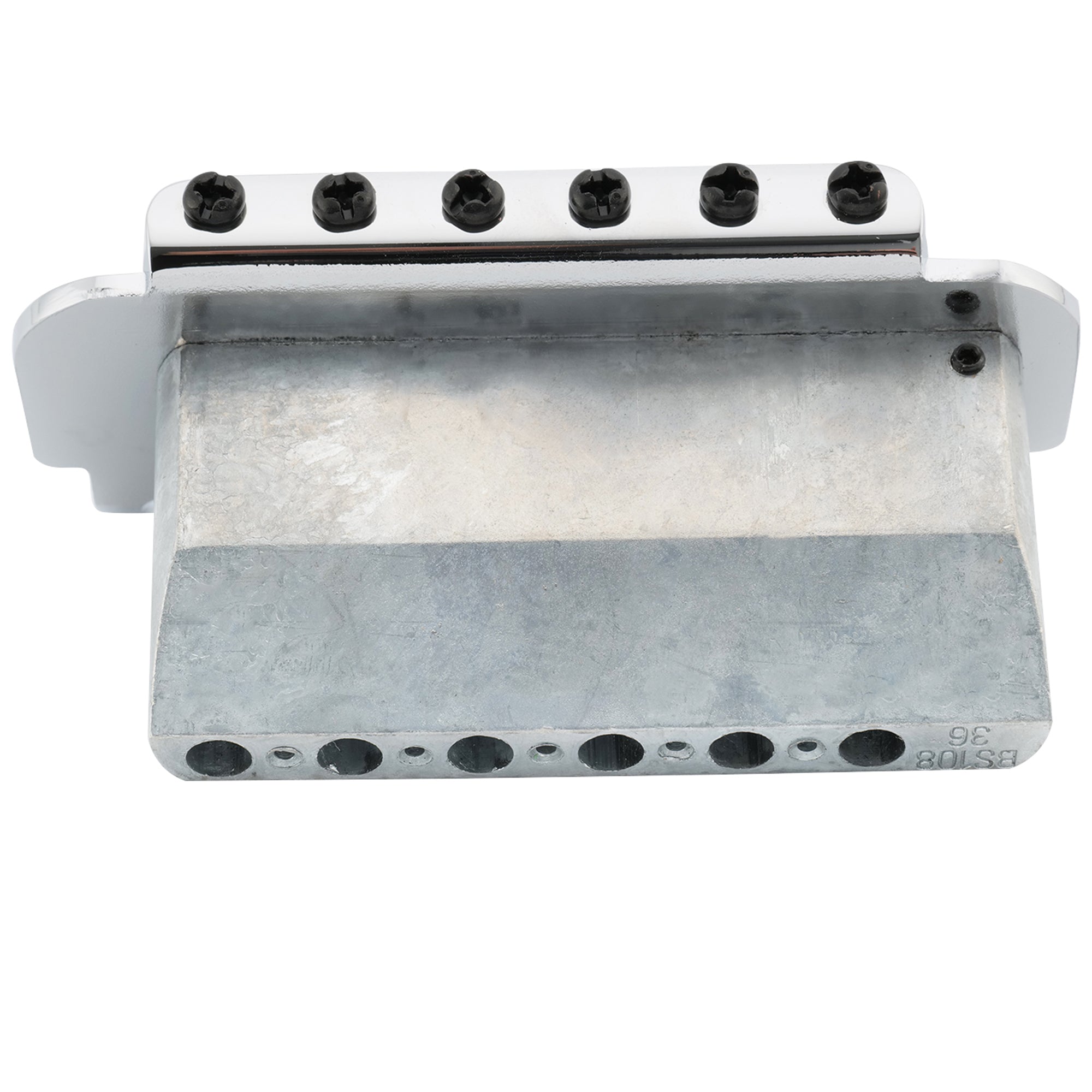 Musiclily Pro BV017 10,8mm Rollensattel 2-Punkt Tremolo-Brücke für importierte Strat-Style E-Gitarre