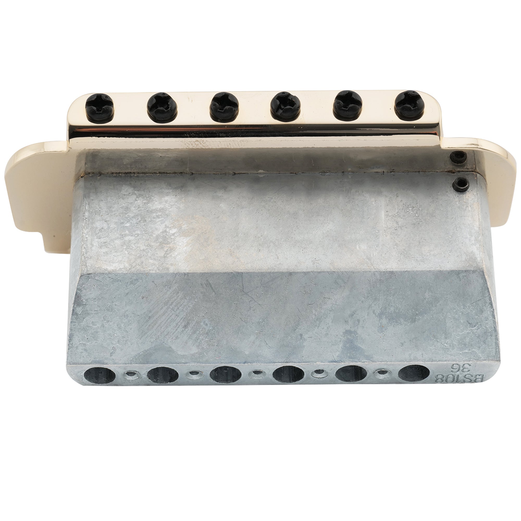Musiclily Pro BV017 10,8mm Rollensattel 2-Punkt Tremolo-Brücke für importierte Strat-Style E-Gitarre