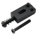details of musiclily pro 10 5mm modern style rectangle zinc alloy saddles for strat tele style electric guitar mx2595 6p