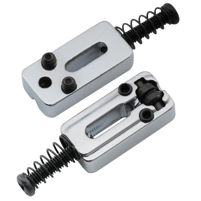 Musiclily Pro 10.8mm Modern Style Zinc Alloy Roller Saddles for Imported Strat Tele Style Electric Guitar, Set of 6