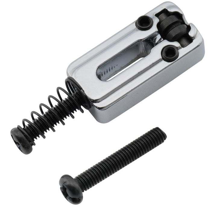 Musiclily Pro 10.8mm Modern Style Zinc Alloy Roller Saddles for Imported Strat Tele Style Electric Guitar, Set of 6