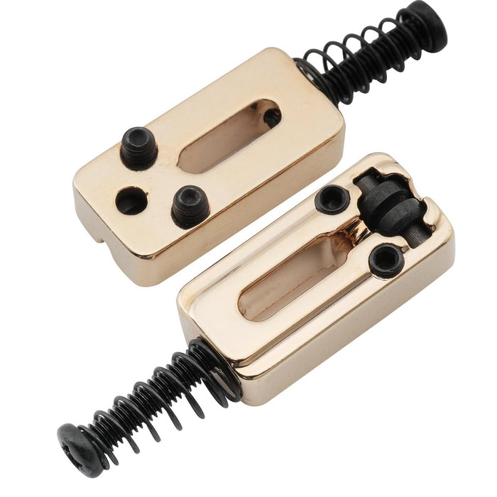 Musiclily Pro 10.8mm Modern Style Zinc Alloy Roller Saddles for Imported Strat Tele Style Electric Guitar, Set of 6