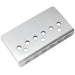 musiclily pro 54mm2 1 8 inch modern hardtail fixed bridge for imported strat tele style electric guitar mx2601p, chrome
