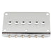 musiclily pro 52 5mm2 1 16 inch string spacing prs style saddle hardtail fixed bridge non tremolo bridge for strat tele style electric guitar mx2602p, chrome
