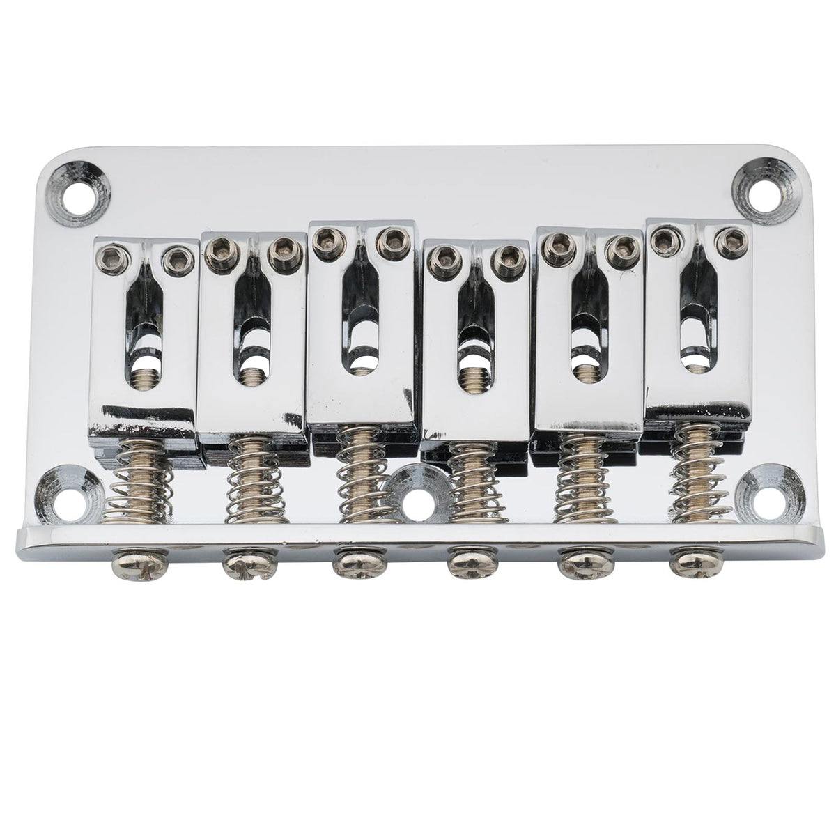 musiclily pro 52 5mm2 1 16 inch modern hardtail fixed bridge for strat tele style electric guitar mx2603p, gold