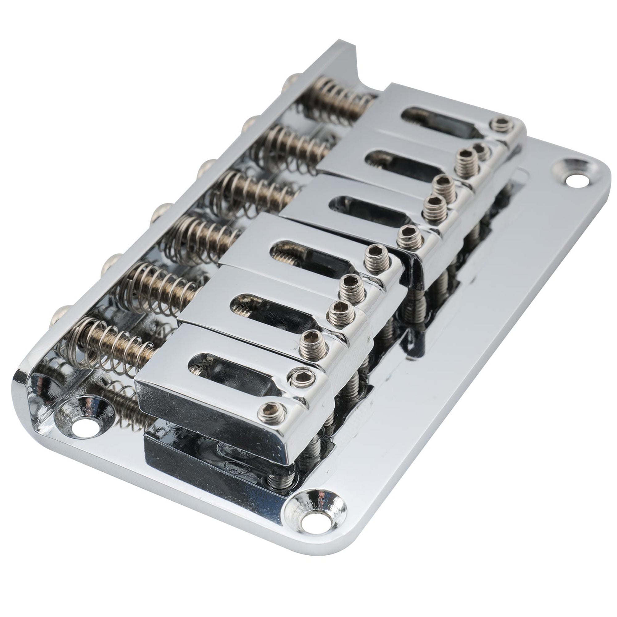 Musiclily Pro BF004 52,5mm(2-1/16 Zoll) Moderne Hardtail-Festbrücke für Strat Tele-Style E-Gitarre