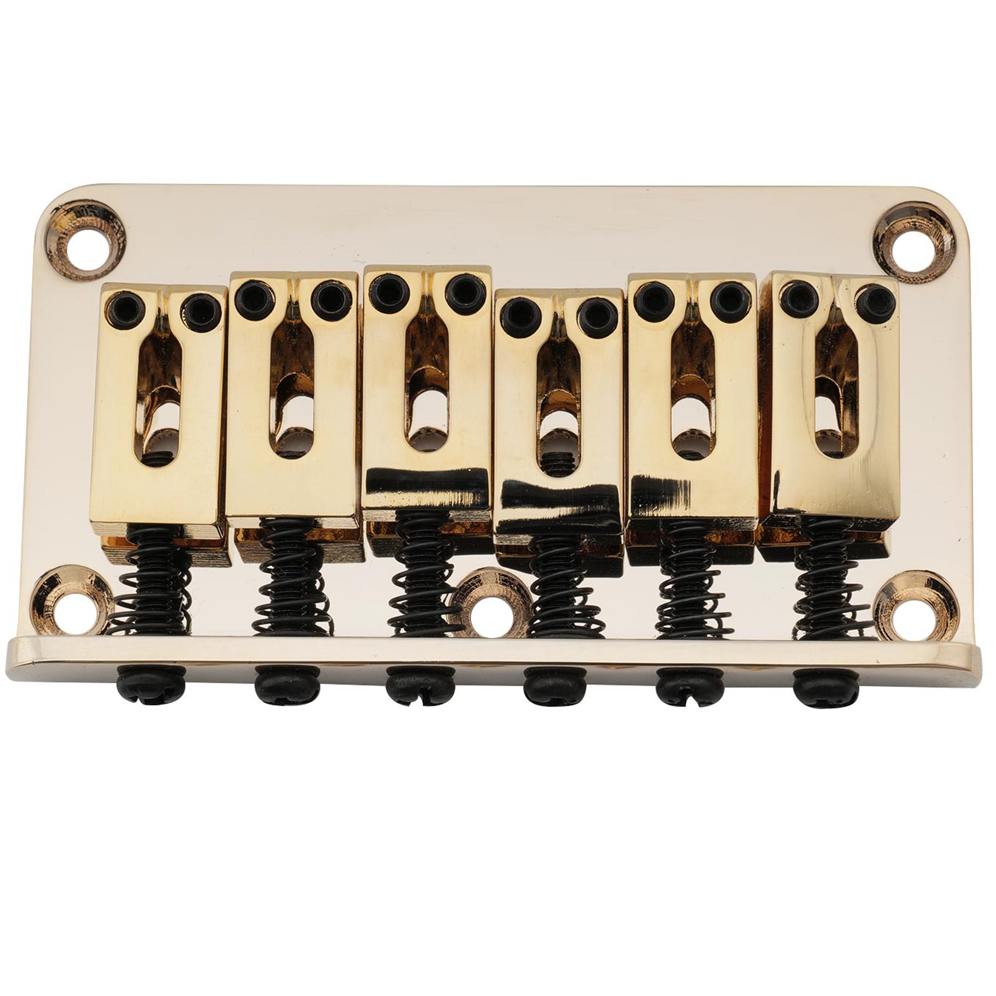 Musiclily Pro BF004 52,5mm(2-1/16 Zoll) Moderne Hardtail-Festbrücke für Strat Tele-Style E-Gitarre