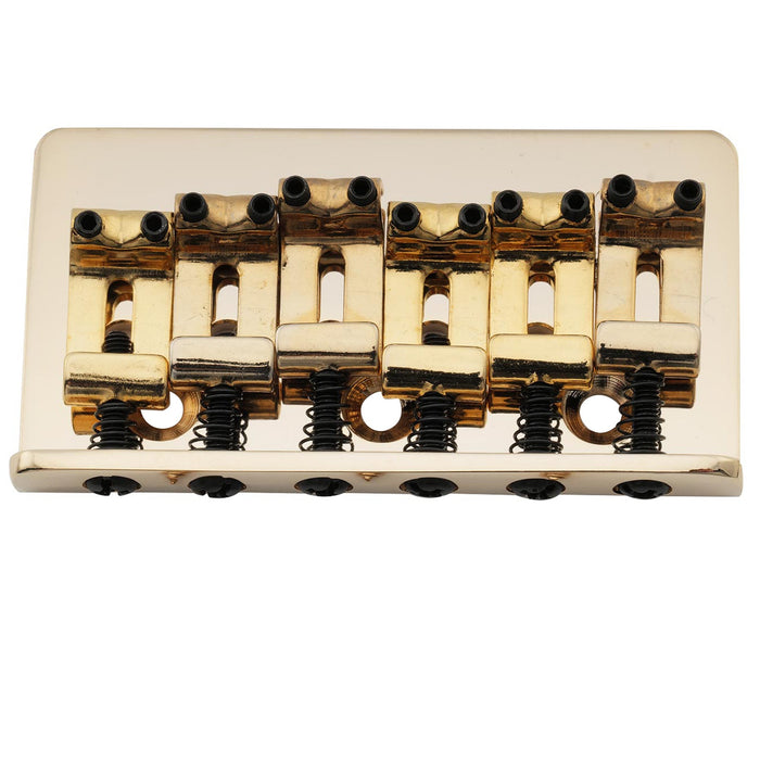 Musiclily Pro 10.8mmピッチ 鋼製 ハードテイル フィックスドブリッジ ヴィンテージベントサドル import Strat Teleエレキギター用 ブラック