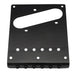 Part of musiclily pro 54mm modern guitar bridge with zinc alloy 6 saddle and steel plate for squier imported tele style electric guitar mx2606p