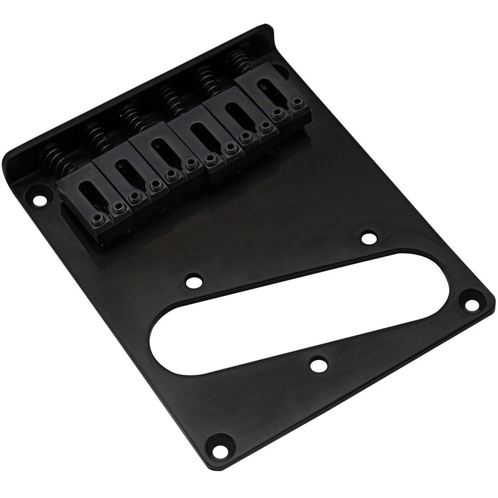 musiclily pro 54mm modern guitar bridge with zinc alloy 6 saddle and steel plate for squier imported tele style electric guitar mx2606p details