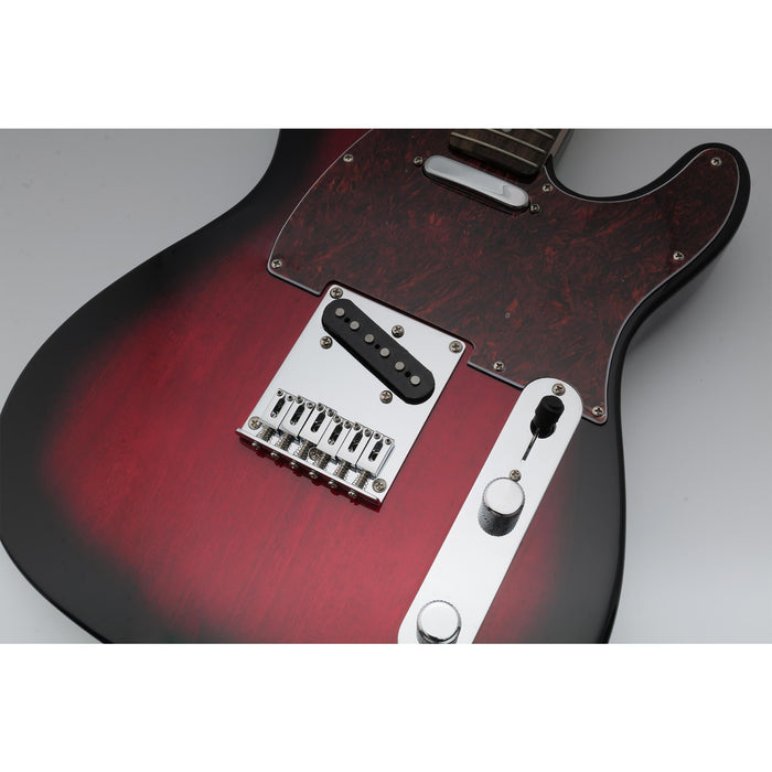 musiclily pro 54mm modern guitar bridge with zinc alloy 6 saddle and steel plate for squier imported tele style electric guitar mx2606p, chrome