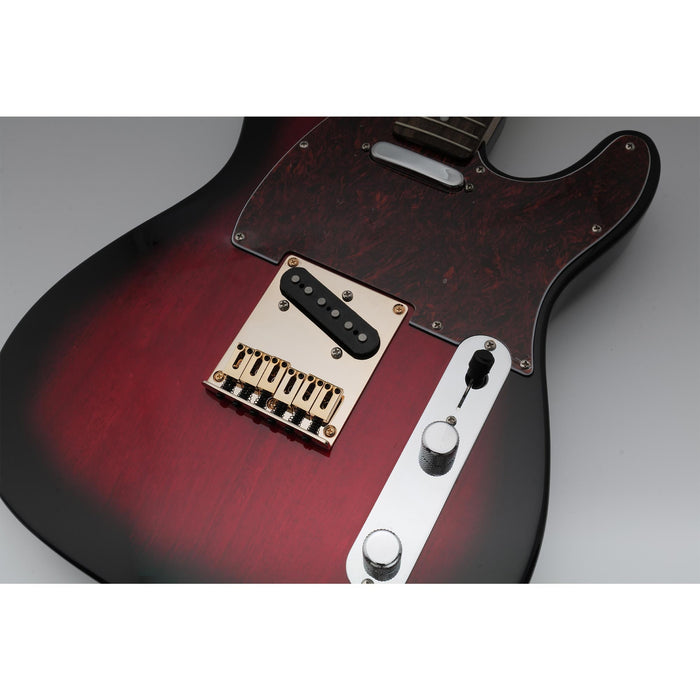 Musiclily Pro 54 mm moderner Gitarrenbügel mit Zinklegierung, 6 Satteln und Stahlplatte für Squier- und importierte Tele-Style-Elektrogitarren