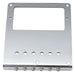 musiclily pro 54mm modern humbucker guitar bridge with zinc alloy 6 saddle and steel plate for tele style electric guitar mx2609p, chrome
