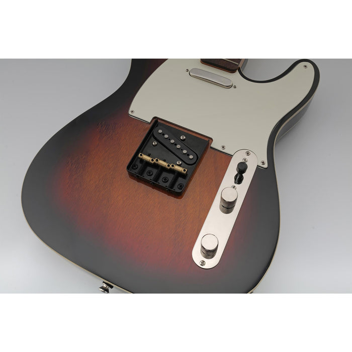 Application of musiclily pro 54mm vintage style guitar bridge with barrel brass 3 saddle and steel plate for squier imported tele style electric guitar mx2610p