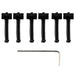 musiclily pro 10 8mm small barrel steel saddle for fender squier tele style electric guitar mx2612 6p
