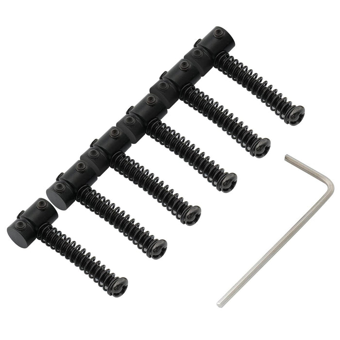 Part of musiclily pro 10 8mm small barrel steel saddle for fender squier tele style electric guitar mx2612 6p
