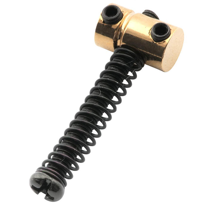 Musiclily Pro 10,8 mm kleiner Stahltrommelsattel für Elektrogitarren im Stil von Fender Squier Tele, Set von 6
