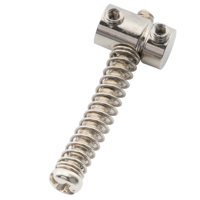 Musiclily Pro 10,8 mm kleiner Stahltrommelsattel für Elektrogitarren im Stil von Fender Squier Tele, Set von 6