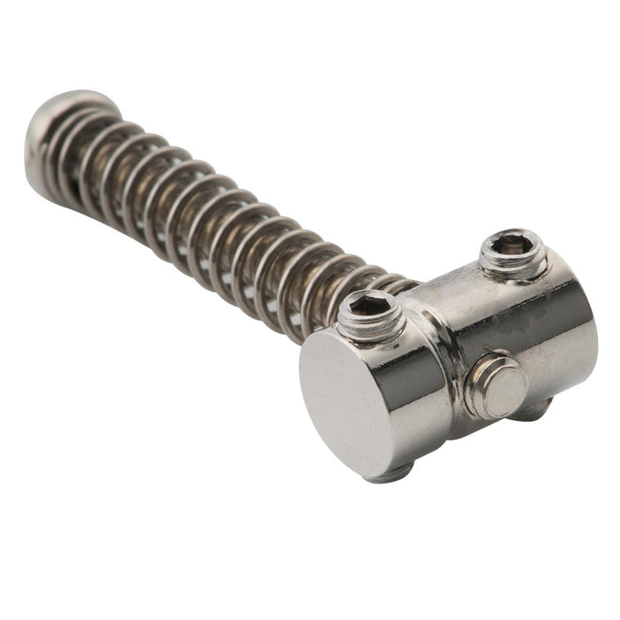 Musiclily Pro 10,8 mm kleiner Stahltrommelsattel für Elektrogitarren im Stil von Fender Squier Tele, Set von 6