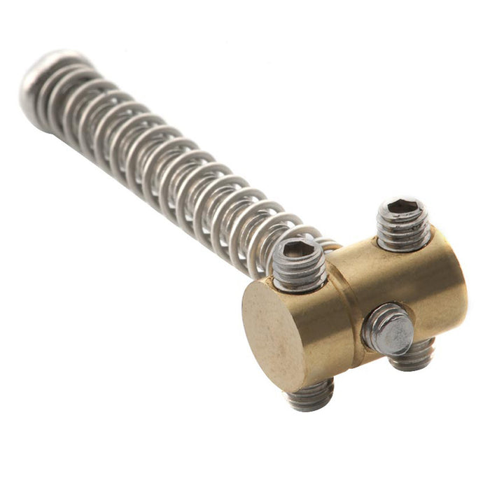 Musiclily Pro 10,8 mm kleiner Stahltrommelsattel für Elektrogitarren im Stil von Fender Squier Tele, Set von 6