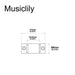 Dimensions of musiclily pro 21mm standard barrel steel saddle for fender squier tele style electric guitar mx2614 3p