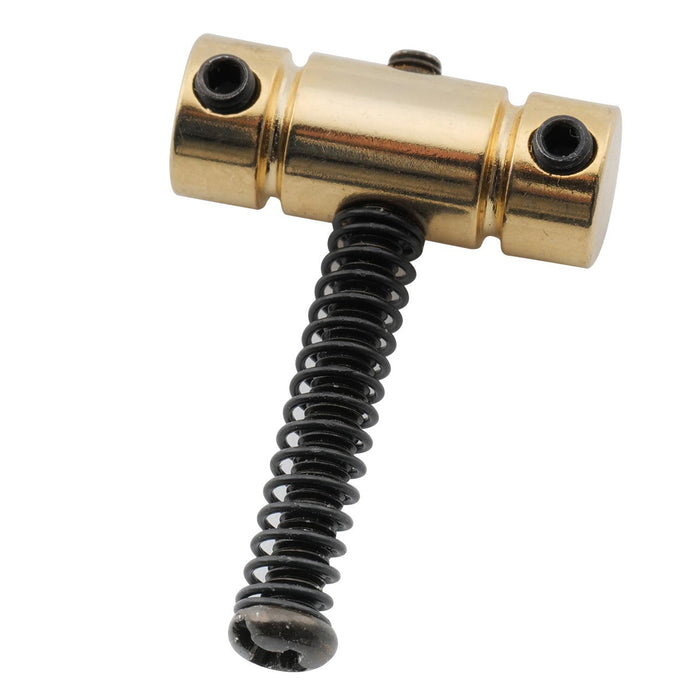 Musiclily Pro 10.8mmピッチ 鋼製 標準3連バレルサドル Fender Squier Teleテレキャスターエレキギター用 ブラック(3個セット)