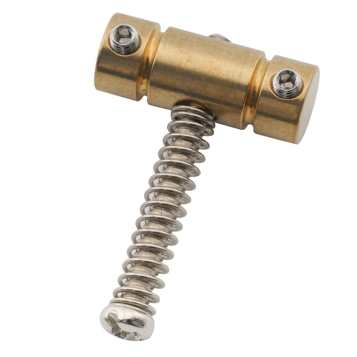 Musiclily Pro 10.8mmピッチ 鋼製 標準3連バレルサドル Fender Squier Teleテレキャスターエレキギター用 ブラック(3個セット)