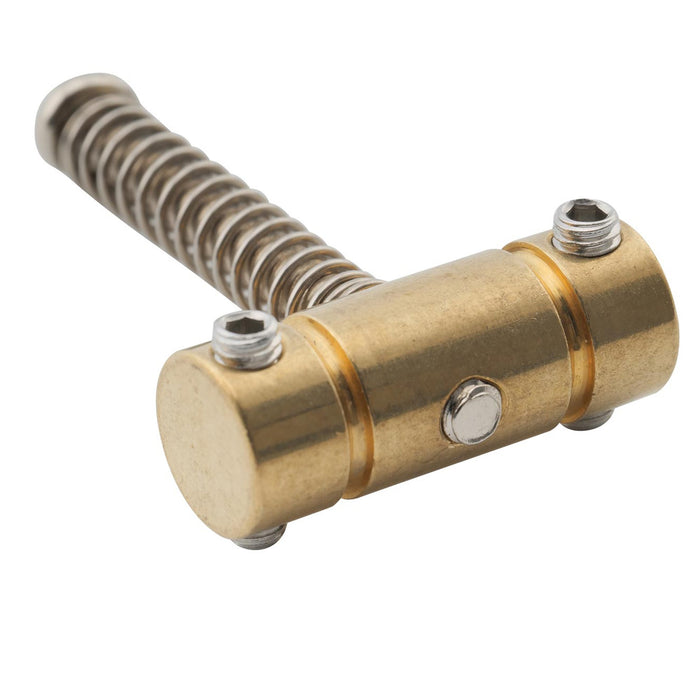 Musiclily Pro 10.8mmピッチ 鋼製 標準3連バレルサドル Fender Squier Teleテレキャスターエレキギター用 ブラック(3個セット)