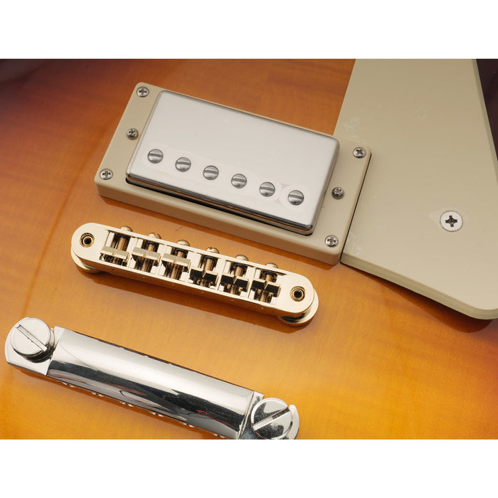 Chevalet Musiclily Pro 52 mm avec espacement des cordes ABR-1 Tune-o-matic, corps large, pour guitare électrique Epiphone LP SG