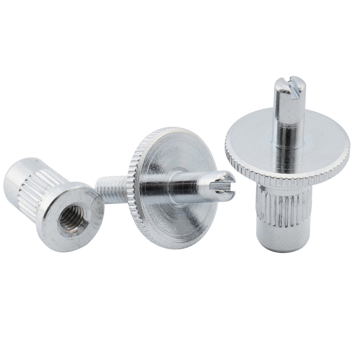 musiclily pro metric sized nashville style tune o matic bridge m4 mounting stud and bushing for epiphone lp style guitar mx2624 2p, nickel