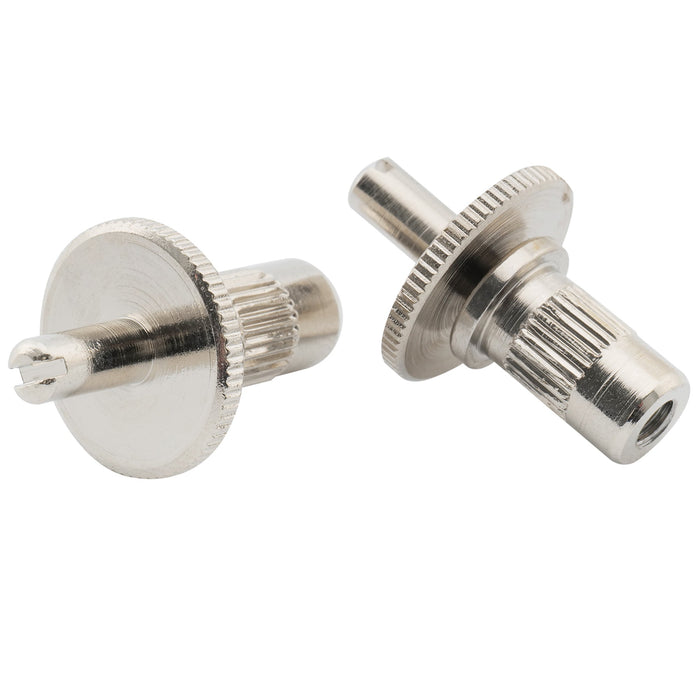 Musiclily Pro ミリ規格 NashvilleナッシュビルTune-o-maticブリッジ取り付け用M4スタッドとブッシング Epiphone LPエレキギター用 ブラック(2個セット)