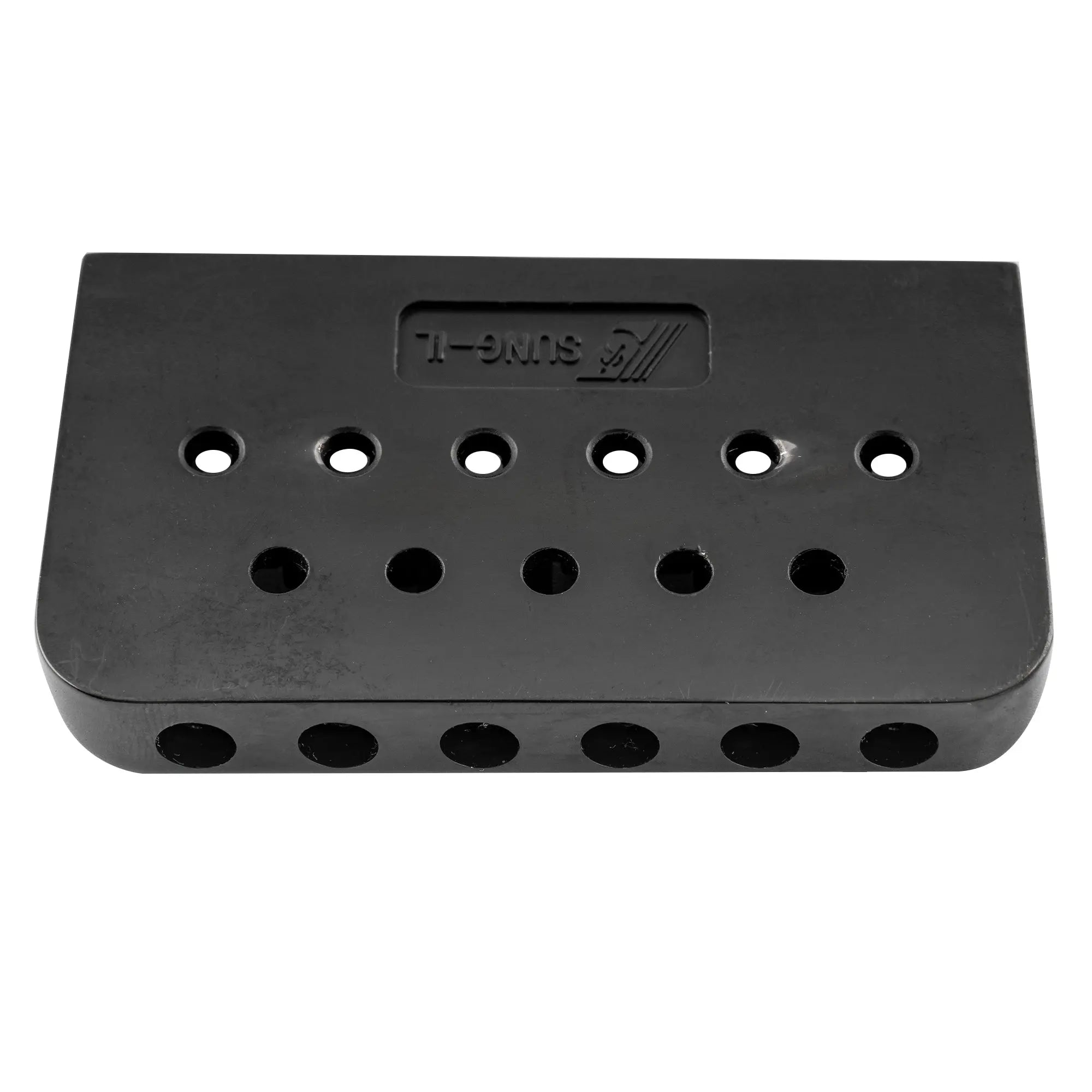 Part of musiclily pro 52 5mm2 1 16 inch string spacing modern style saddle hardtail fixed bridge non tremolo bridge for strat tele style electric guitar mx2625p
