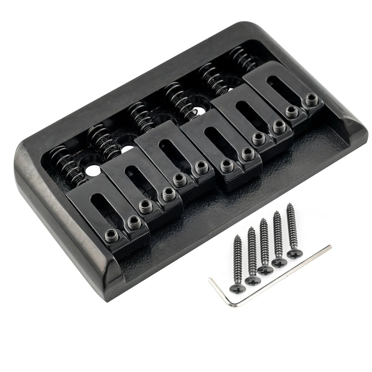 musiclily pro 52 5mm2 1 16 inch string spacing modern style saddle hardtail fixed bridge non tremolo bridge for strat tele style electric guitar mx2625p