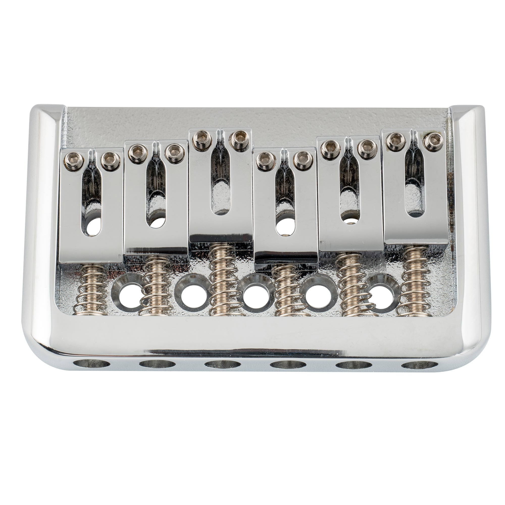musiclily pro 52 5mm2 1 16 inch string spacing modern style saddle hardtail fixed bridge non tremolo bridge for strat tele style electric guitar mx2625p, gold