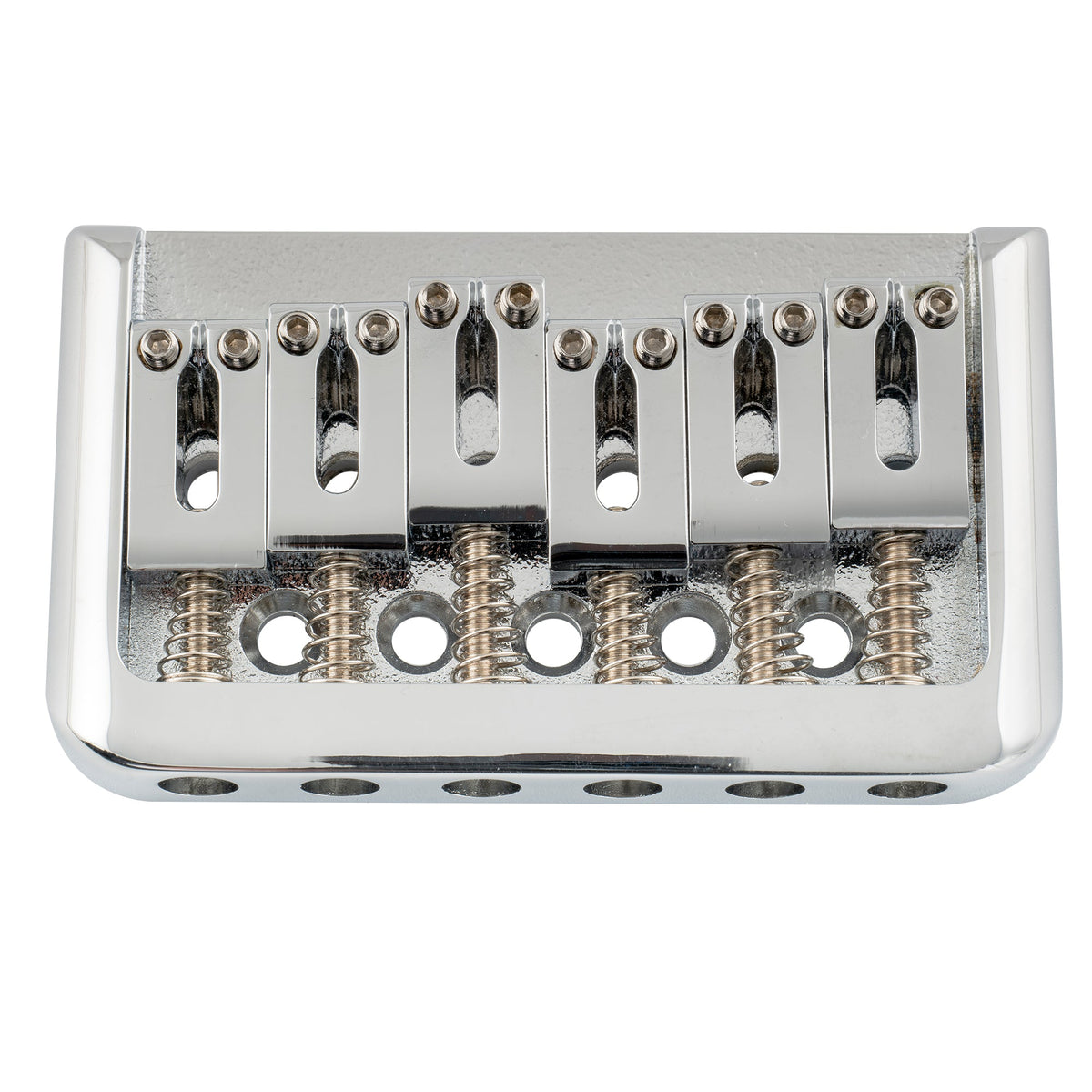 musiclily pro 52 5mm2 1 16 inch string spacing modern style saddle hardtail fixed bridge non tremolo bridge for strat tele style electric guitar mx2625p, gold