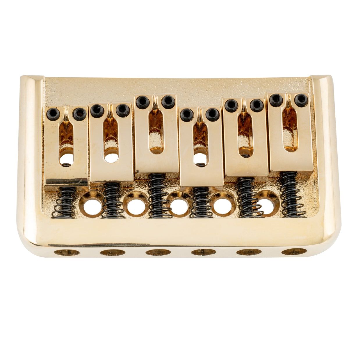 Musiclily Pro BF006 52,5mm (2-1/16 Zoll) Saitenabstand, moderne Sattel-Harttail-Feststellbrücke, keine Tremolo-Brücke, für Strat Tele Stil E-Gitarre