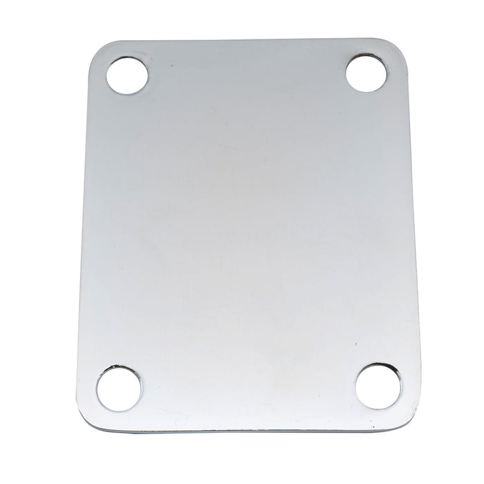 ミュージックリリー プロ ハイデューティ スチール レクタンギュラーネックプレート 4ホールネックジョイントボード ギター ベース用 