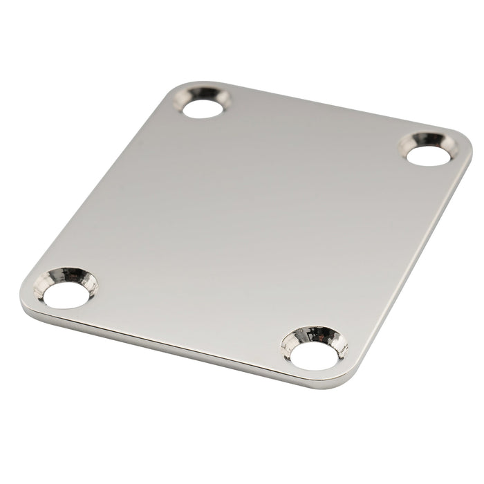 ミュージックリリー プロ ハイデューティ スチール レクタンギュラーネックプレート 4ホールネックジョイントボード ギター ベース用 